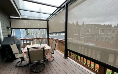 Exterior Solar Shades for Screened Porches Northern Virginia | UV Protection